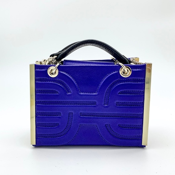 NWOT HEIRLOOM Leather & Python Snake Skin Satchel - Picture 3 of 6